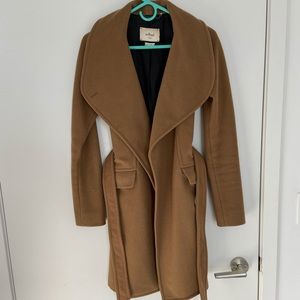 Wilfred Camel Wool Peacoat